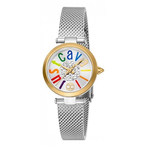 Pre-owned Just Cavalli Watch In Grey