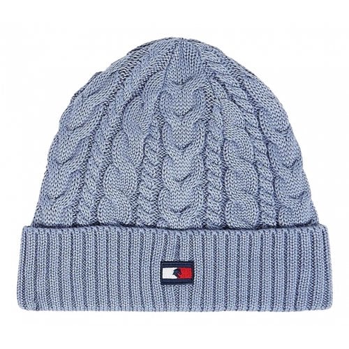 Pre-owned Tommy Hilfiger Beanie In Blue