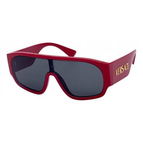 Pre-owned Versace Sunglasses In Red