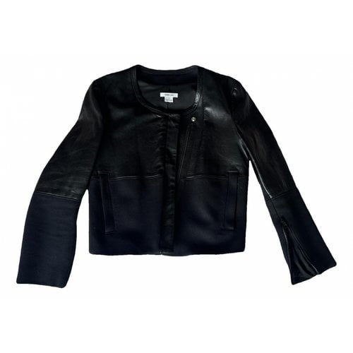 Pre-owned Helmut Lang Leather Jacket In Black