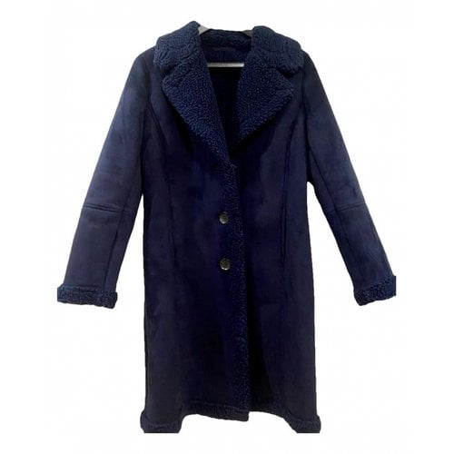 Pre-owned Boden Coat In Blue