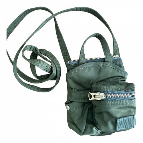 Pre-owned Sacai Clutch Bag In Green