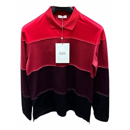 Pre-owned Alexander Mcqueen Polo Shirt In Red