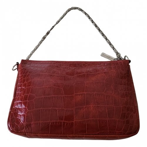 Pre-owned Pollini Leather Mini Bag In Red
