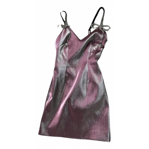 Pre-owned Area Mini Dress In Pink