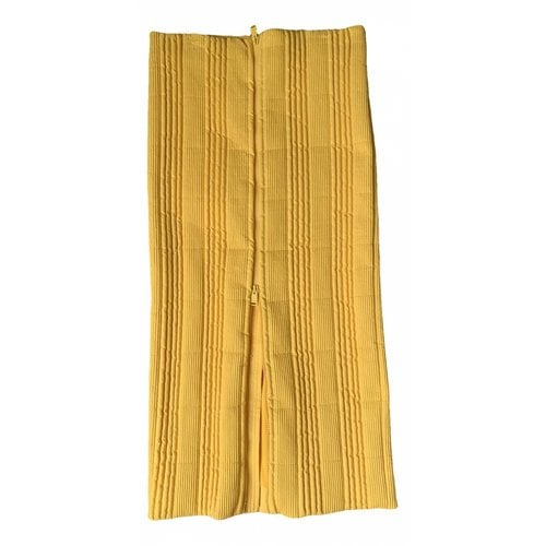 Pre-owned Fendi Mid-length Skirt In Yellow