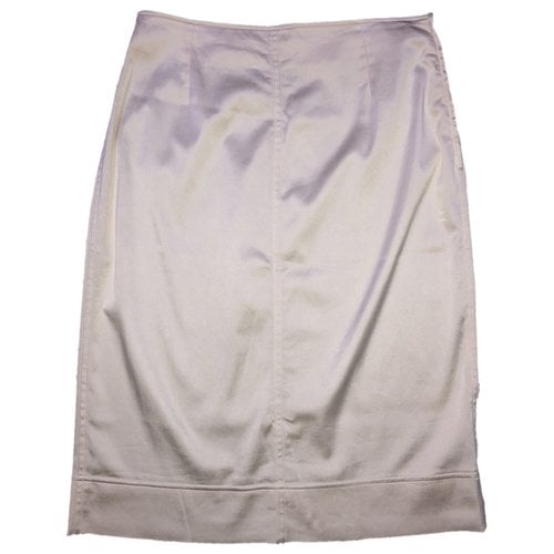 Pre-owned Moschino Silk Mid-length Skirt In Other