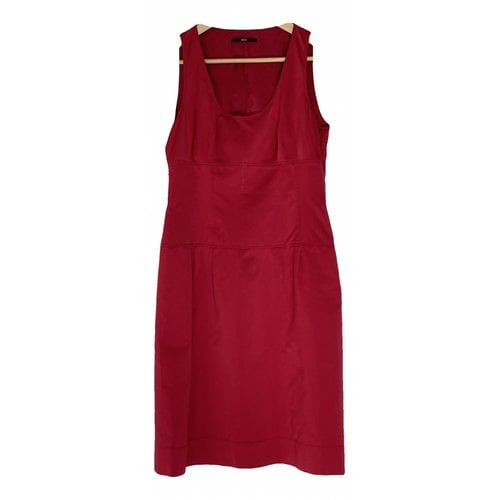 Pre-owned Hugo Boss Mid-length Dress In Red