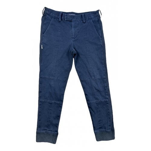 Pre-owned Undercover Trousers In Navy
