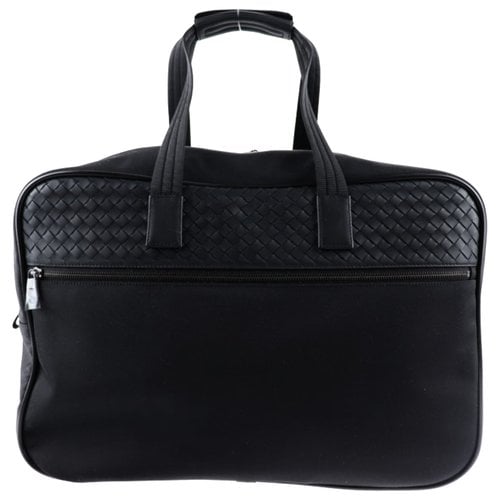 Pre-owned Bottega Veneta Travel Bag In Black