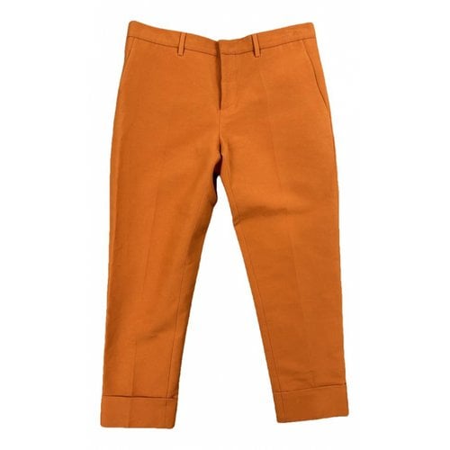 Pre-owned Marni Cloth Trousers In Orange