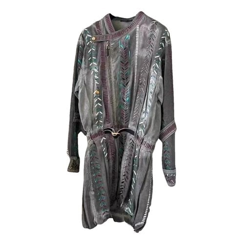 Pre-owned Louis Vuitton Silk Jumpsuit In Grey