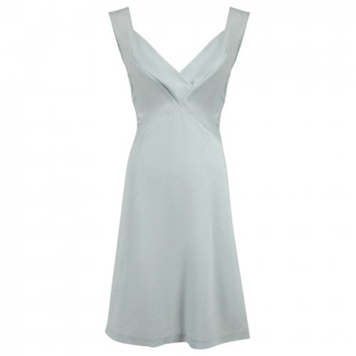 Pre-owned Narciso Rodriguez Wool Dress In Blue