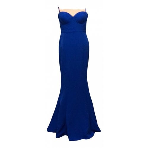 Pre-owned Elle Zeitoune Maxi Dress In Blue