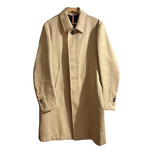 Pre-owned Thom Browne Trench In Beige