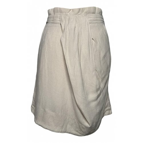 Pre-owned See By Chloé Mid-length Skirt In Beige