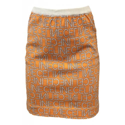 Pre-owned Celine Mid-length Skirt In Orange