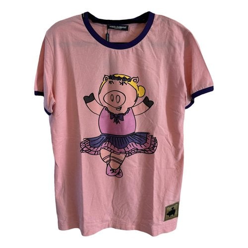 Pre-owned Dolce & Gabbana T-shirt In Pink