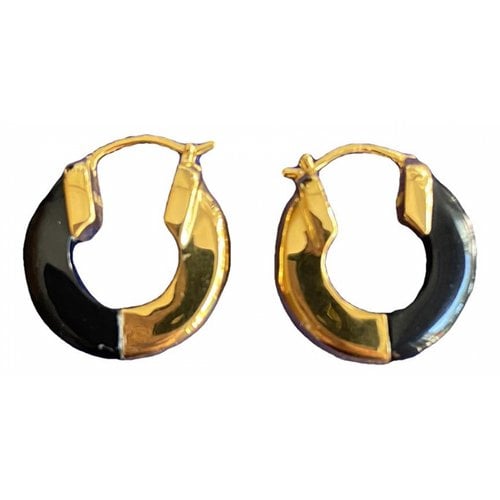 Pre-owned Monica Vinader Earrings In Gold