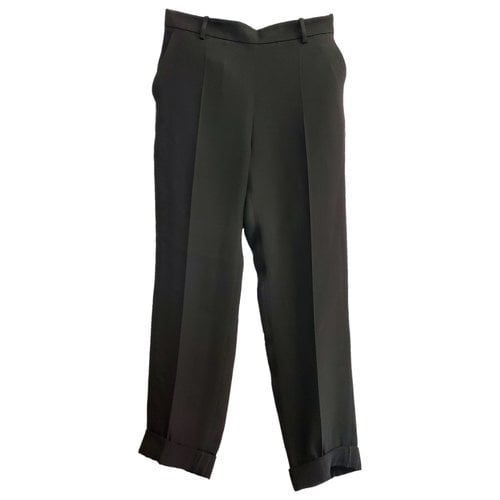 Pre-owned La Perla Silk Chino Pants In Black