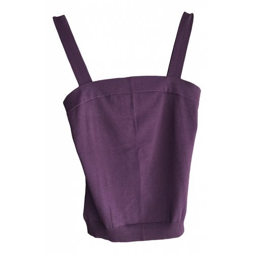 Pre-owned Hoss Intropia Camisole In Purple