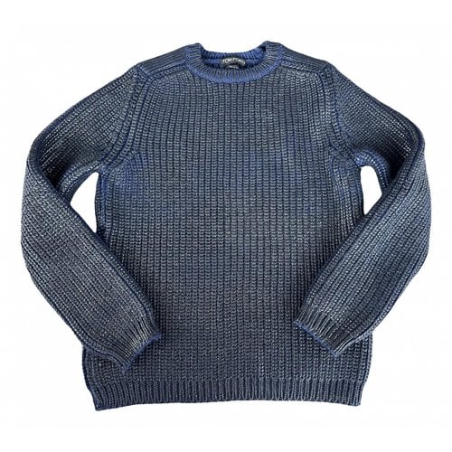 Pre-owned Tom Ford Wool Jumper In Blue