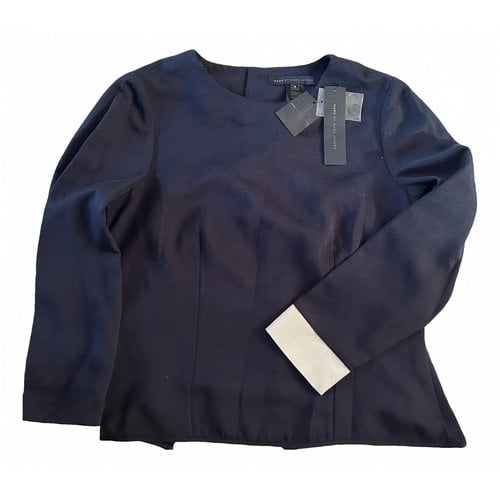 Pre-owned Marc By Marc Jacobs Blouse In Navy