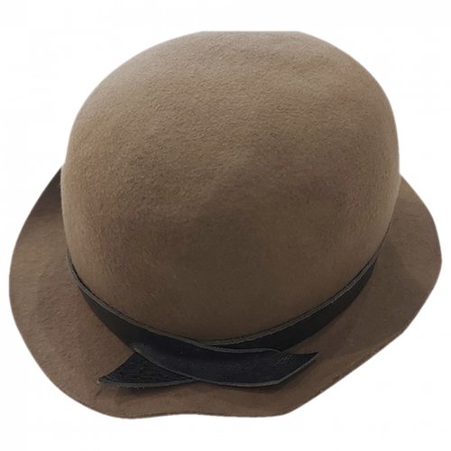 Pre-owned Brunello Cucinelli Wool Hat In Camel