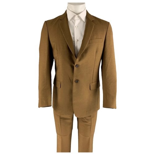 Pre-owned Prada Wool Suit In Brown