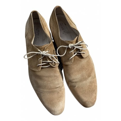 Pre-owned Marc Jacobs Lace Ups In Beige