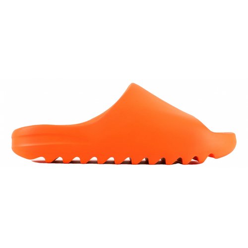 Pre-owned Yeezy X Adidas Slide Mules In Orange