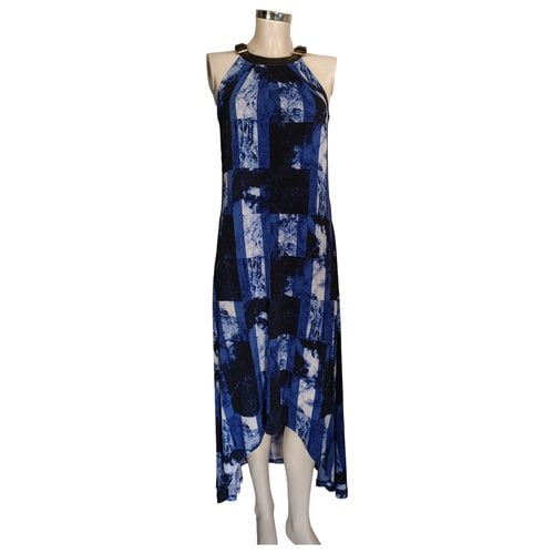 Pre-owned Michael Kors Maxi Dress In Blue