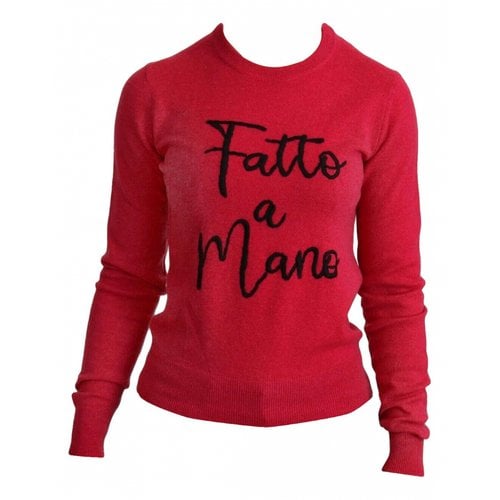 Pre-owned Dolce & Gabbana Cashmere Jumper In Red