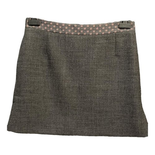 Pre-owned Louis Vuitton Mini Skirt In Grey