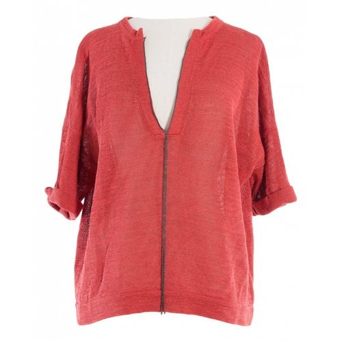 Pre-owned Brunello Cucinelli Cardigan In Red