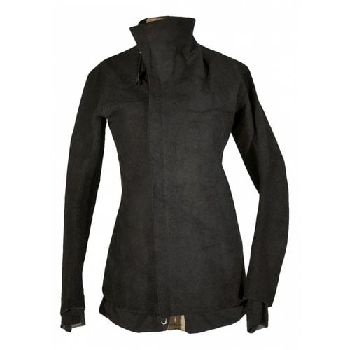 Pre-owned 11 By Boris Bidjan Saberi Leather Vest In Black