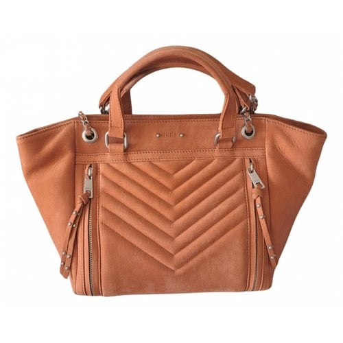 Pre-owned Ikks Leather Handbag In Orange