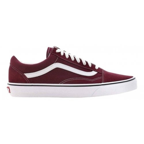 Pre-owned Vans Trainers In Red