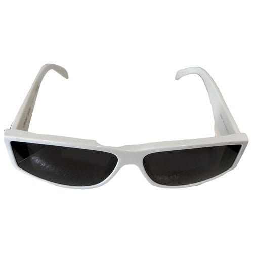 Pre-owned Celine Luca Sunglasses In White