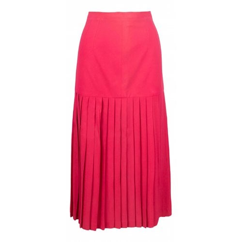 Pre-owned Valentino Skirt In Pink
