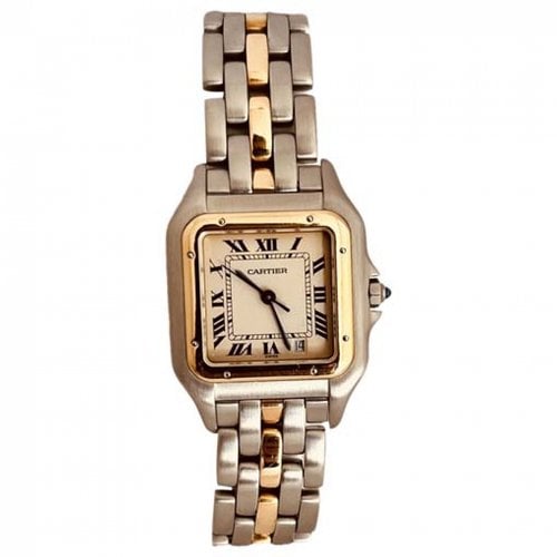 Pre-owned Cartier Panthère Watch In Gold