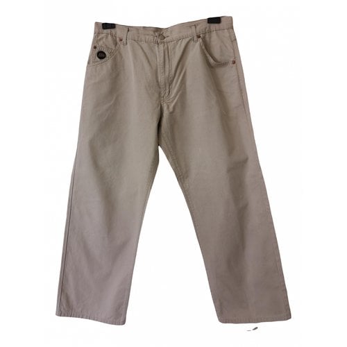 Pre-owned Americanino Trousers In Beige