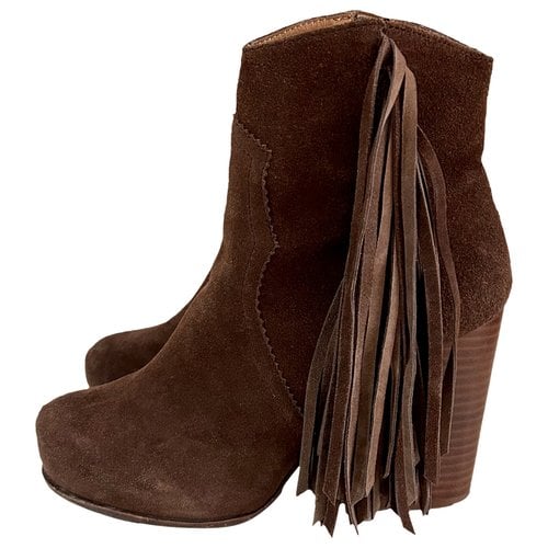 Pre-owned Jeffrey Campbell Boots In Brown