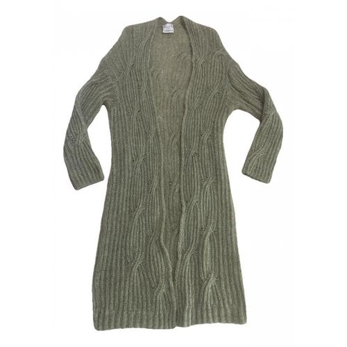 Pre-owned Forte Forte Wool Cardigan In Green