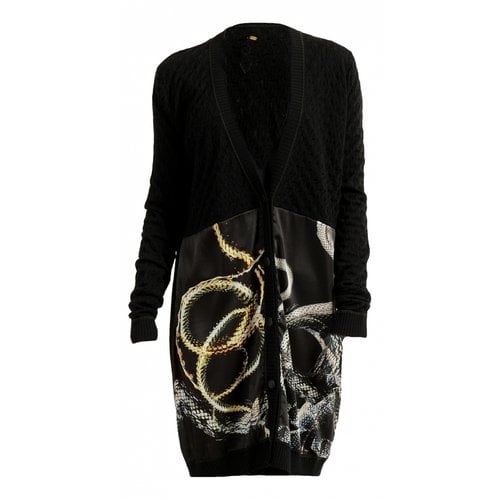 Pre-owned Just Cavalli Wool Cardigan In Multicolour