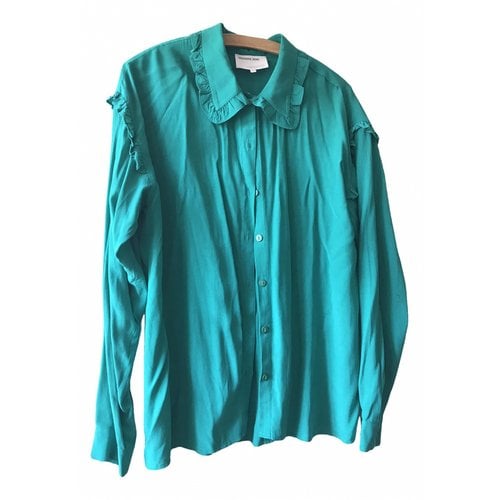 Pre-owned Designers Remix Blouse In Green