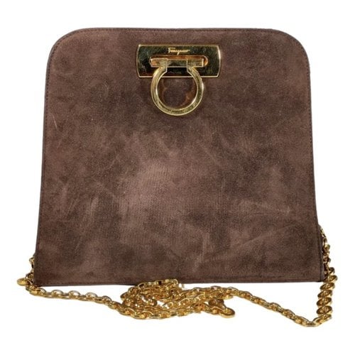 Pre-owned Ferragamo Handbag In Brown