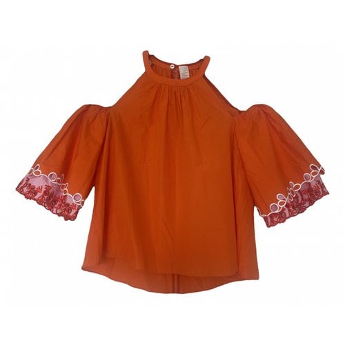 Pre-owned Peter Pilotto Blouse In Orange