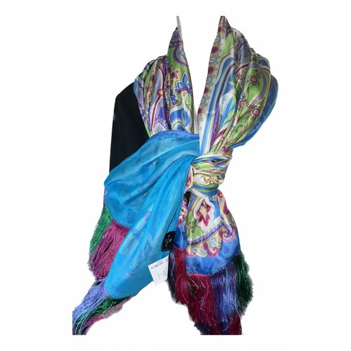 Pre-owned Etro Silk Scarf In Multicolour