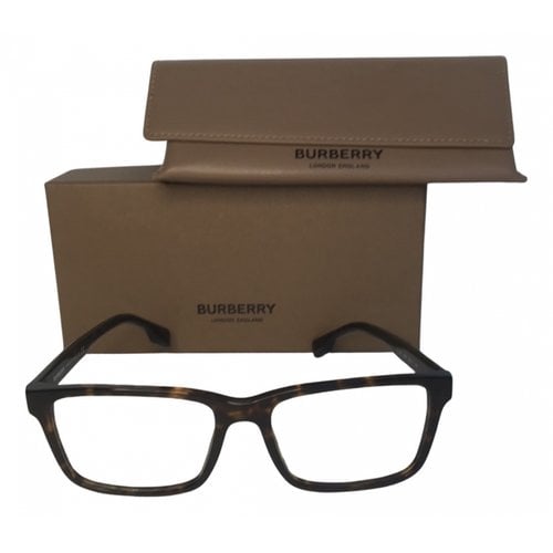Pre-owned Burberry Oversized Sunglasses In Multicolour